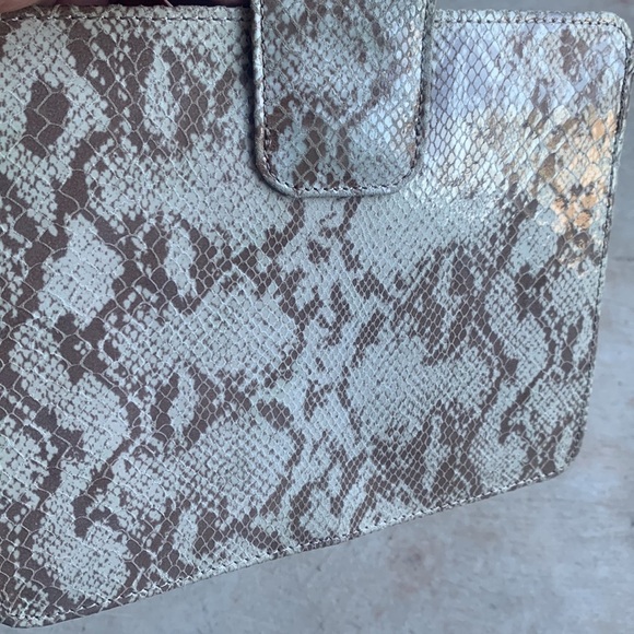 Maurizio Taiuti Made in Italy Snakeskin Leather Clutch Bag - Picture 13 of 14